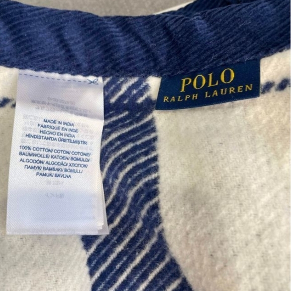 NWT Ralph Lauren Polo Oakwood Big Pony Throw - Picture 4 of 13